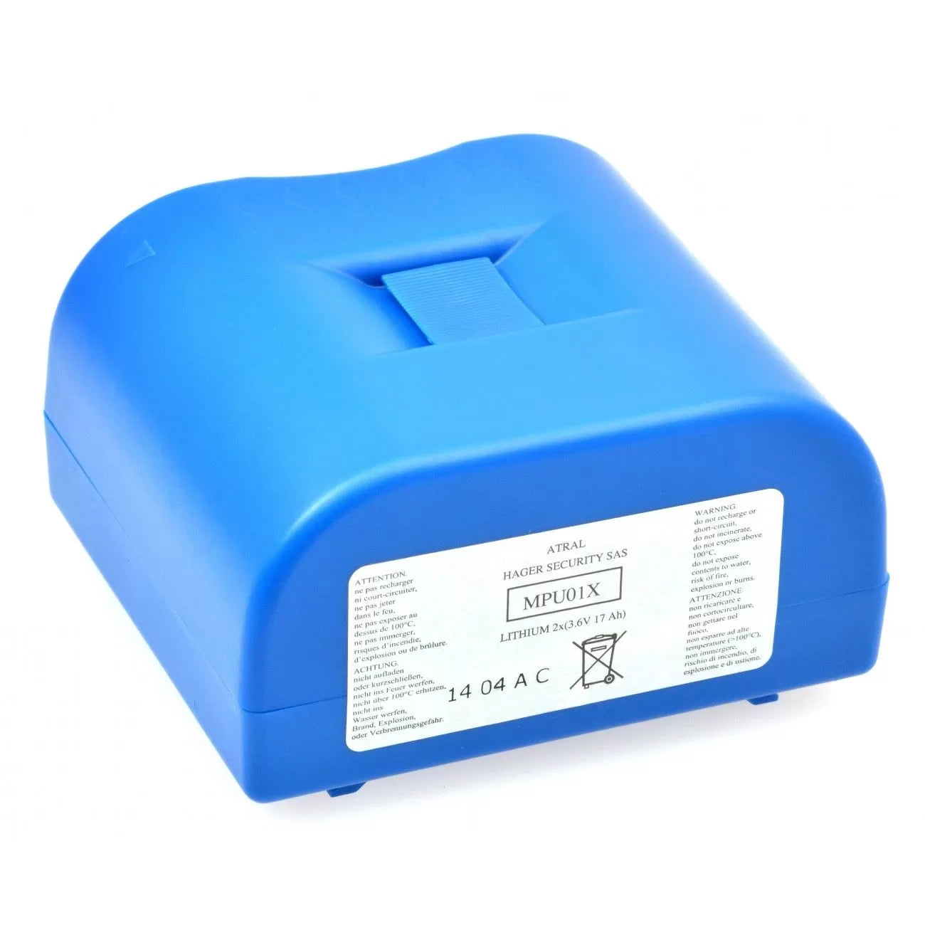 Batteria al litio 2 x (3,6 V / 17 Ah) - Daitem MPU01X