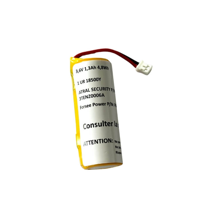 Batteria al litio ricaricabile 3,7 V / 1,3 Ah - Daitem RXU03X