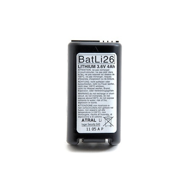Batteria al litio 3,6 V / 4 Ah - Daitem BatLi26
